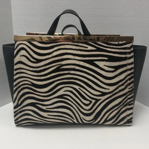 Alberta Di Canio zebra print handbag - Picture 2 of 6
